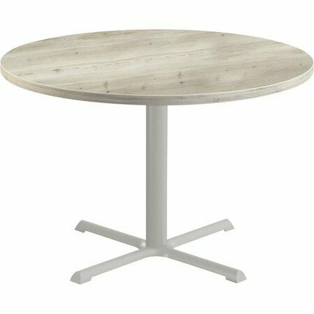 SPECIAL-T Table, Round, 36in Dia x 42in, Gray Base/Aged Driftwood Top SCTSTAR236BHGAD